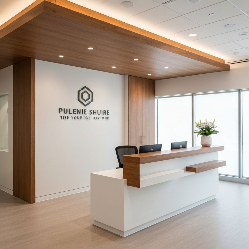 Ремонт офиса - ресепшн